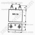 Конденсатор бумажный К41-1А 2.5 кв 0.1 мкф