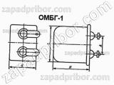 Конденсатор бумажный ОМБГ-1 200 в 0.25 мкф 
