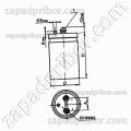 Конденсатор оксидно-электролитический К50-18 25 в 33000 мкф 