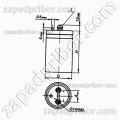 Конденсатор оксидно-электролитический К50-18 250 в 1000 мкф 