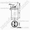 Конденсатор оксидно-электролитический К50-18 50 в 10000 мкф