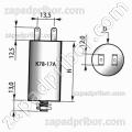 Конденсатор пленочный и металлопленочный К78-17А 450 в 12 мкф 