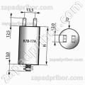 Конденсатор пленочный и металлопленочный К78-17А 450 в 16 мкф 