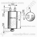 Конденсатор пленочный и металлопленочный К78-17А 450 в 25 мкф 