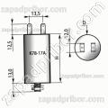Конденсатор пленочный и металлопленочный К78-17А 450 в 40 мкф
