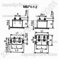 Конденсатор бумажный МБГЧ-1-2 500 в 1 мкф