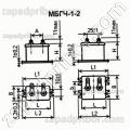 Конденсатор бумажный МБГЧ-1-2 500 в 2 мкф
