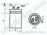 Конденсатор оксидно-электролитический К50-17 400 в 560 мкф 