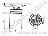 Конденсатор оксидно-электролитический К50-17 400 в 820 мкф