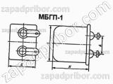 Конденсатор бумажный МБГП-1 400 в 3.9 мкф 