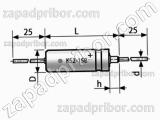Конденсатор танталовый объемно-пористый К52-15В 25 в 330 мкф 