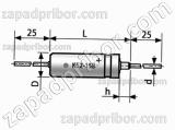 Конденсатор танталовый объемно-пористый К52-15В 50 в 330 мкф