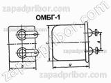 Конденсатор бумажный ОМБГ-1 400 в 0.5 мкф 
