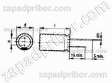 Конденсатор оксидно-электролитический К50-71 400 в 100 мкф 