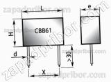 Конденсатор пленочный и металлопленочный CBB61 450 в 50 мкф 