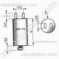 Конденсатор пленочный и металлопленочный К78-17А 450 в 8 мкф