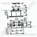 Конденсатор пленочный и металлопленочный ПМГПМ-2 200 в 1 мкф 