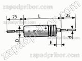 Конденсатор оксидно-электролитический К50-92 25 в 100 мкф 