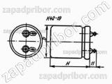 Конденсатор бумажный К42-19 500 в 16 мкф