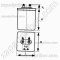 Конденсатор комбинированный К75-40Б 750 в 6 мкф 
