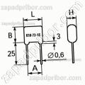 Конденсатор керамический К10-73-1Б Н90 1 мкф