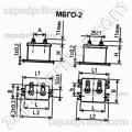 Конденсатор бумажный МБГО-2 160 в 10 мкф 