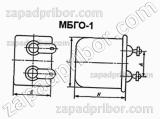 Конденсатор бумажный МБГО-1 300 в 20 мкф 