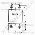 Конденсатор бумажный К41-1А 6.3 кв 4 мкф 