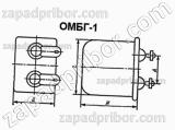 Конденсатор бумажный ОМБГ-1 1600 в 2 мкф 