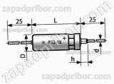 Конденсатор танталовый объемно-пористый К52-18 100 в 68 мкф