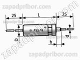 Конденсатор танталовый объемно-пористый К52-18 32 в 220 мкф 