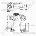 Конденсатор оксидно-электролитический К50-35 25 в 6.8 мкф