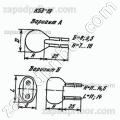 Конденсатор оксидно-полупроводниковый К53-19 6.3 в 1 мкф 