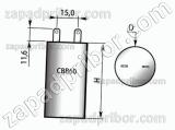 Конденсатор пленочный и металлопленочный CBB60 630 в 15 мкф
