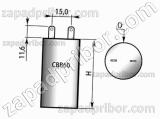 Конденсатор пленочный и металлопленочный CBB60 630 в 20 мкф