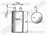 Конденсатор пленочный и металлопленочный CBB60 630 в 25 мкф 