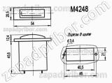 Щитовой прибор М4248 100-0-100мкА