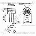 Резистор переменный СП3-19А3 0.5Вт 10К