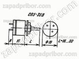 Резистор переменный СП5-35Б 0.5Вт 3.3К