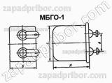 Конденсатор бумажный МБГО-1 500 в 2 мкф