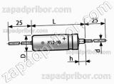 Конденсатор танталовый объемно-пористый К52-9В 25 в 33 мкф
