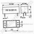 Реле электромагнитный слаботочный РПГ-2К 2201-У3 15В