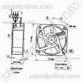Вентилятор 0.71ЭВ-0.4-1-1270
