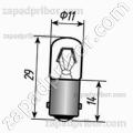 Лампа миниатюрная МН-24-0.53 В9s/14