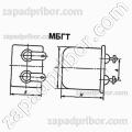 Конденсатор бумажный МБГТ 1000 в 2 мкф