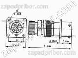 Соединитель низкочастотный цилиндрический СНЦ23-41/30Р-12-В