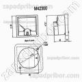 Щитовой прибор М42300 30-0-30мА 