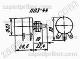 Резистор переменный ПП3-44 1.5К/1.5К