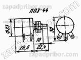Резистор переменный ПП3-44 3.3К/3.3К