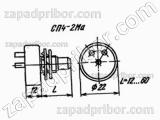 Резистор переменный СП4-2МА 1Вт 470К